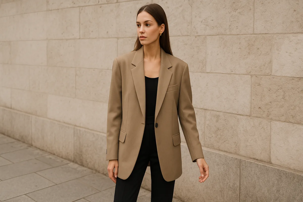 Come indossare il blazer over? Il dettaglio che fa sembrare la silhouette più slanciata
