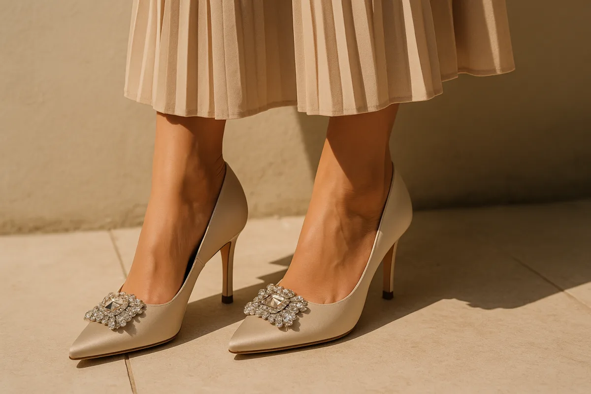 Scarpe gioiello: quando e come abbinarle senza risultare eccessive