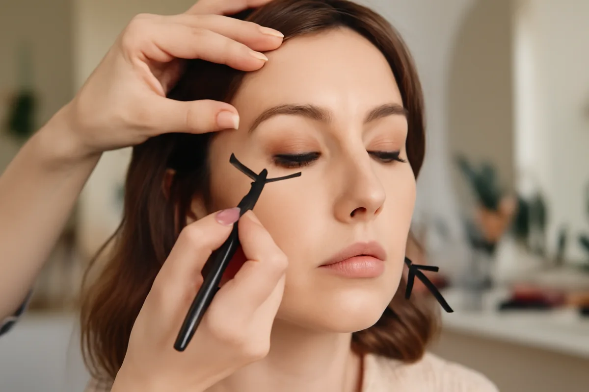 Trucco occhi cadenti: la correzione che ridisegna lo sguardo verso l'alto
