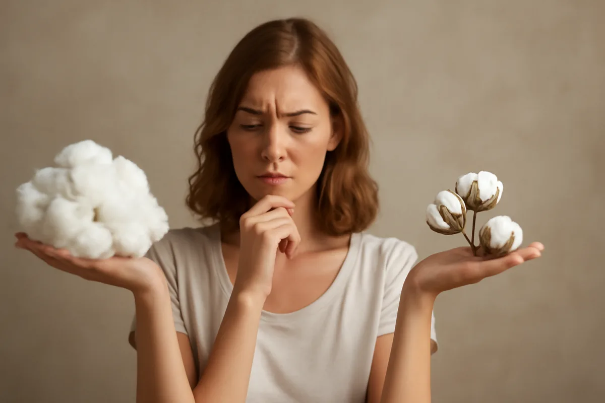 Cotone biologico vs cotone convenzionale: la scelta che cambia davvero