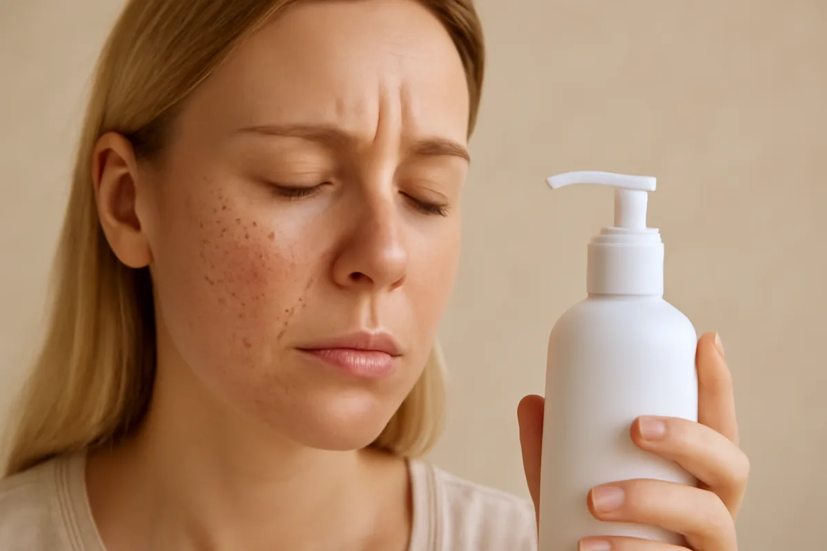 Detergente aggressivo sulla pelle secca: il danno silenzioso alla barriera cutanea