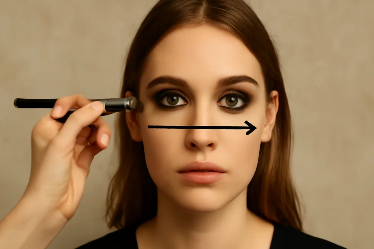 Smokey eyes per occhi ravvicinati: il posizionamento che apre lo sguardo