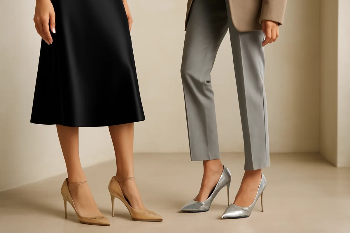 Scarpe gioiello dorate o argentate: quale scegliere in base al look