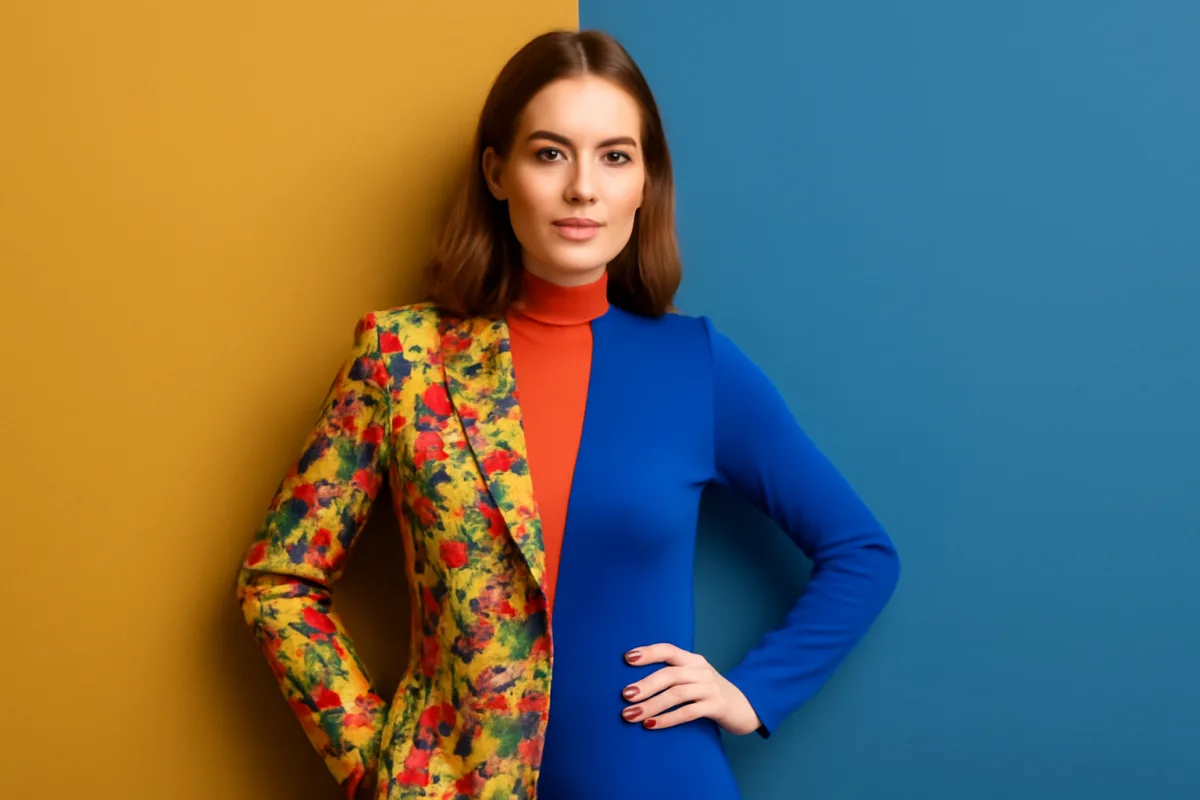 Fantasia e tinta unita insieme: quale dei due deve dominare il look