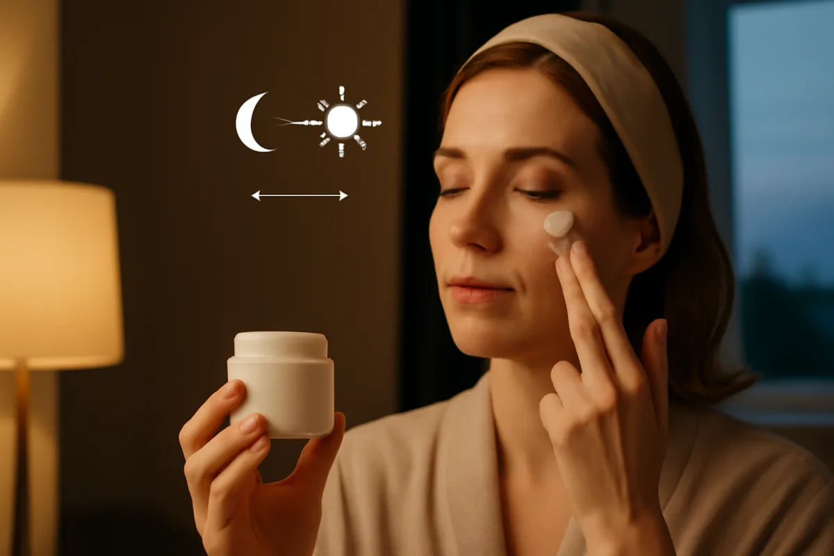 Crema anti-age giorno o notte: quando applicarla per massimizzare l'efficacia