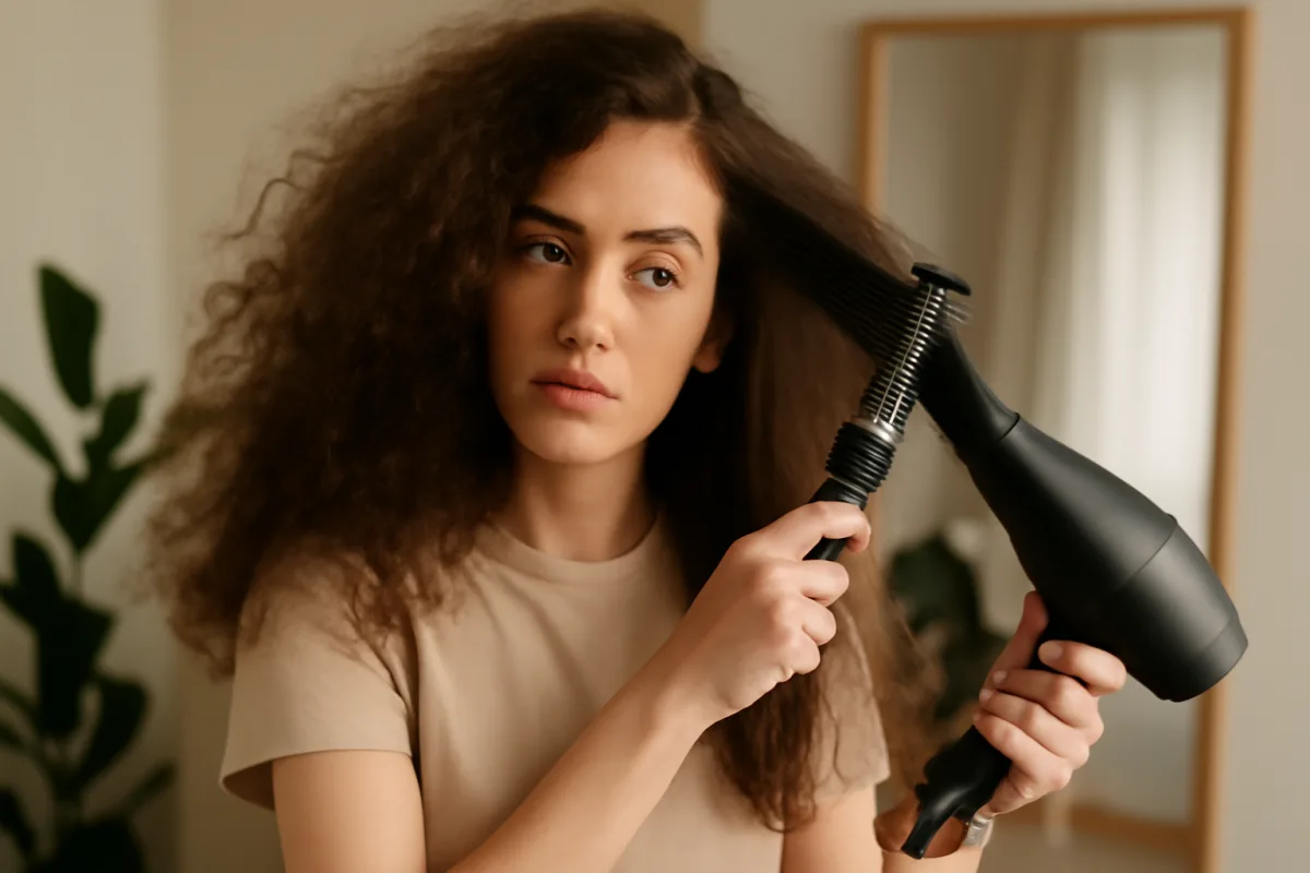 Capelli mossi e crespo: come domare il volume senza perdere la piega
